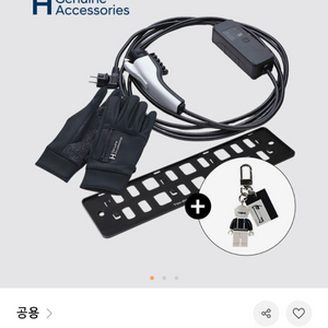 현대ev 스타터팩(220v충전기,장갑,번호판가드)새상품