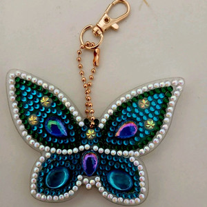 보석십자수 키링 완성품