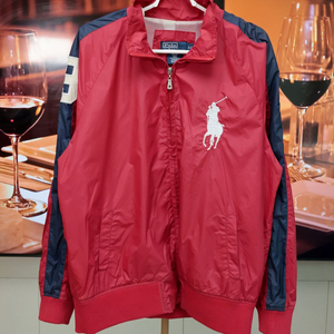감성 폴로 랄프로렌 레드 윈드브레이커 XL