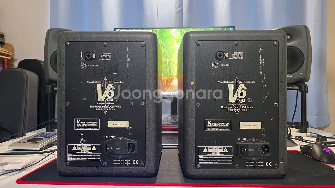 KRK V6 S1 초기형 모니터 스피커--2
