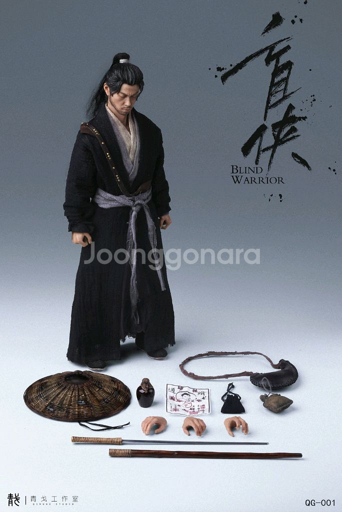 맹인 검객 사무라이,서부총잡이,엘든링 전투광 피규어--0