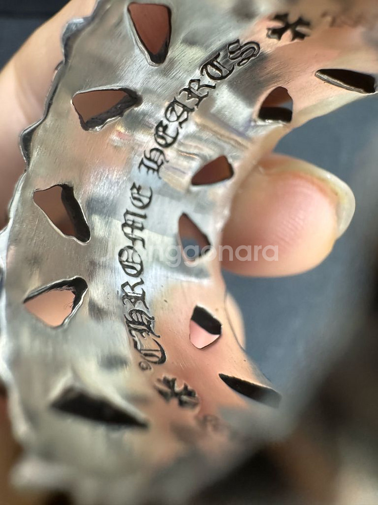 정품 크롬하츠 세메터리 라운드링 US11--1