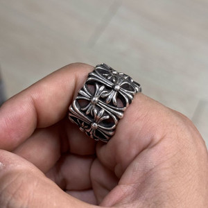 정품 크롬하츠 세메터리 라운드링 US11