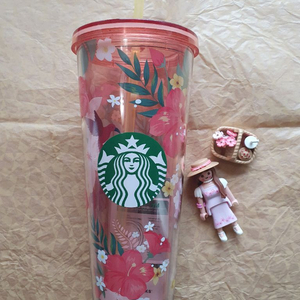 스타벅스 알로하 콜드컵 710ml+벨라