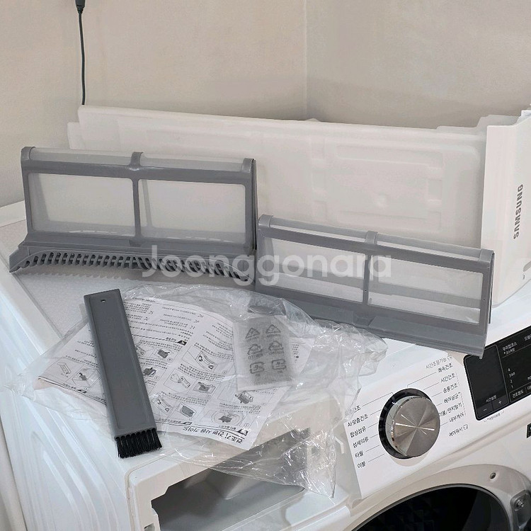 삼성 그랑데 AI 건조기 9kg + 스태킹 키트--3
