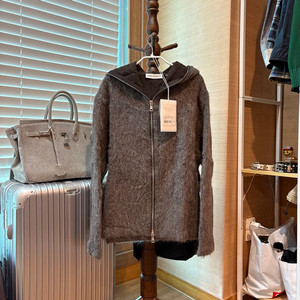 48 ] 아워레가시 슈렁큰 모헤어 후드 자켓