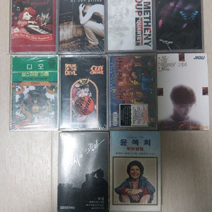 카세트 테이프 (미개봉 포함)