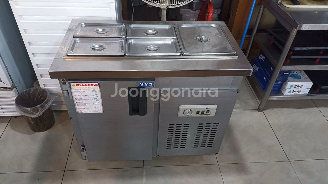 식당메가 3구반찬 냉장고--0