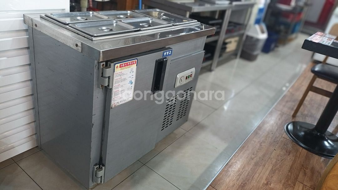 식당메가 3구반찬 냉장고--1