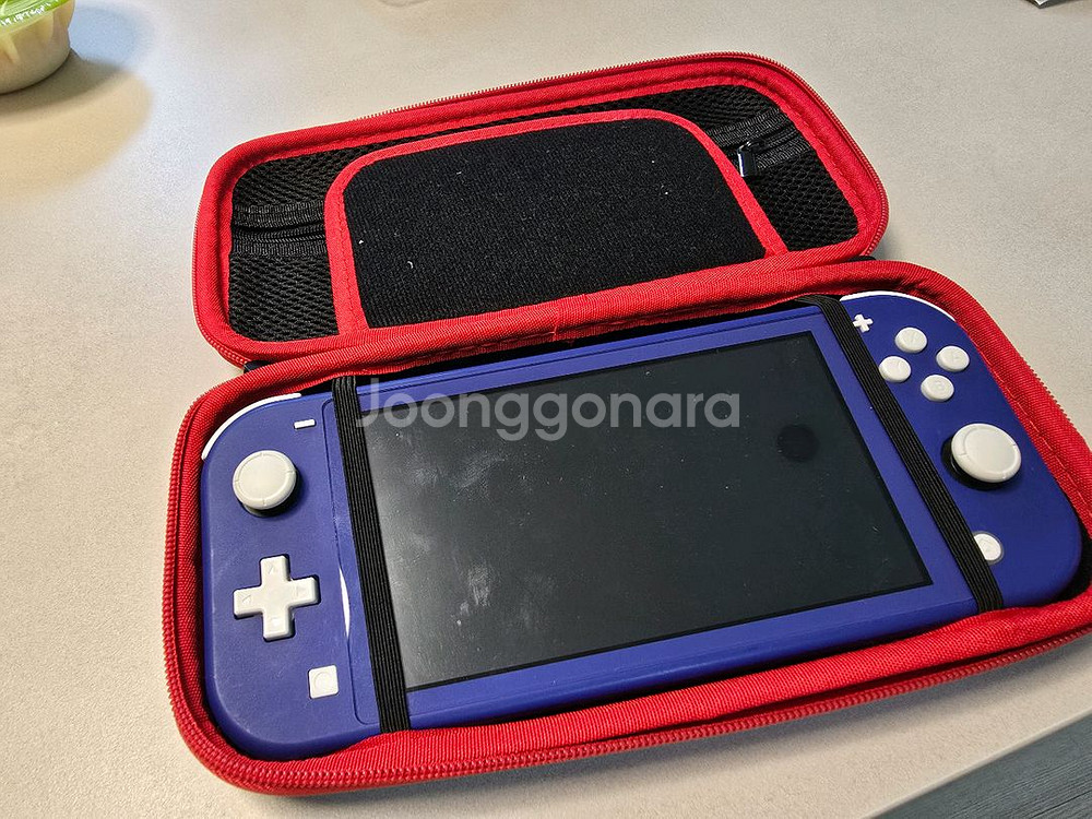 닌텐도 스위치 라이트 블루 + 케이스(벤기기)--0