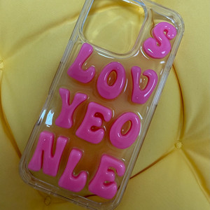 아이폰16프로 엘로이 알파벳 케이스 팔아요