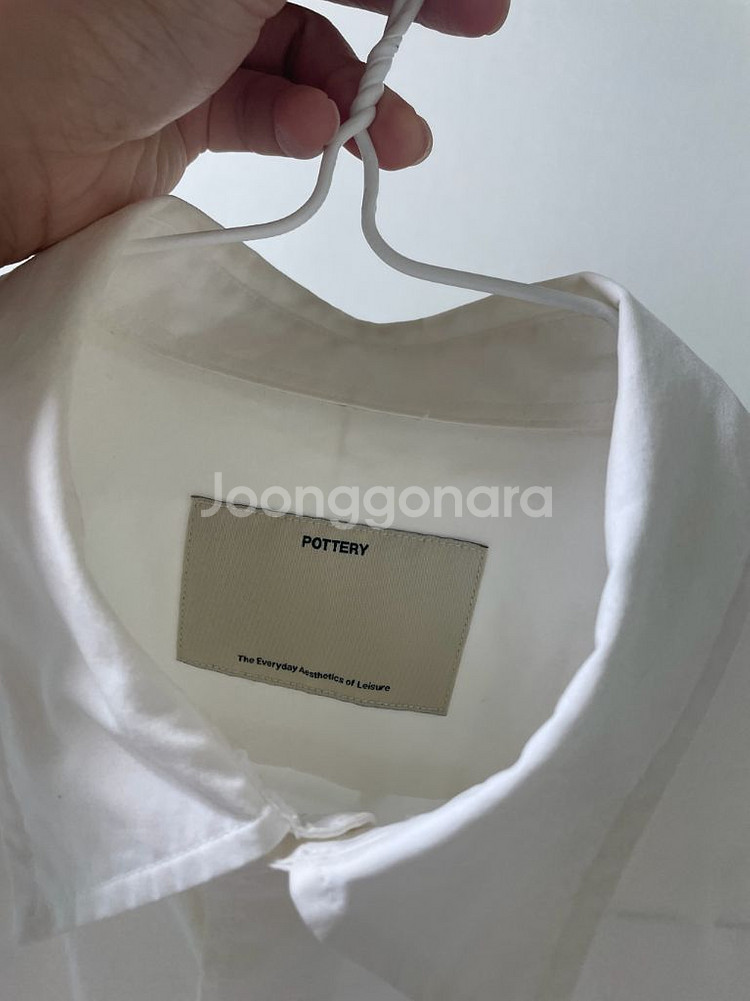 포터리 컴포트 셔츠 화이트 1--1
