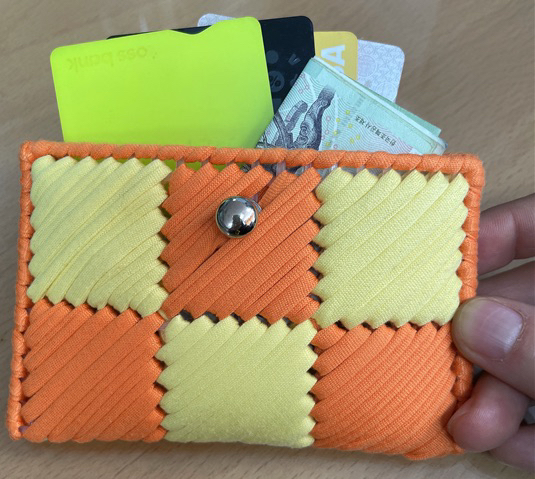 핸드메이드 체크보드 카드지갑--6