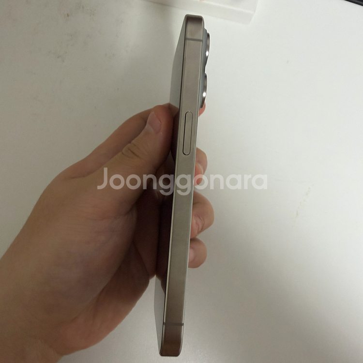 아이폰 15 프로 내추럴티타늄 128GB 배터리 89%--4