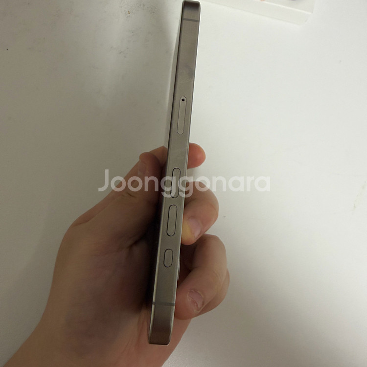 아이폰 15 프로 내추럴티타늄 128GB 배터리 89%--6