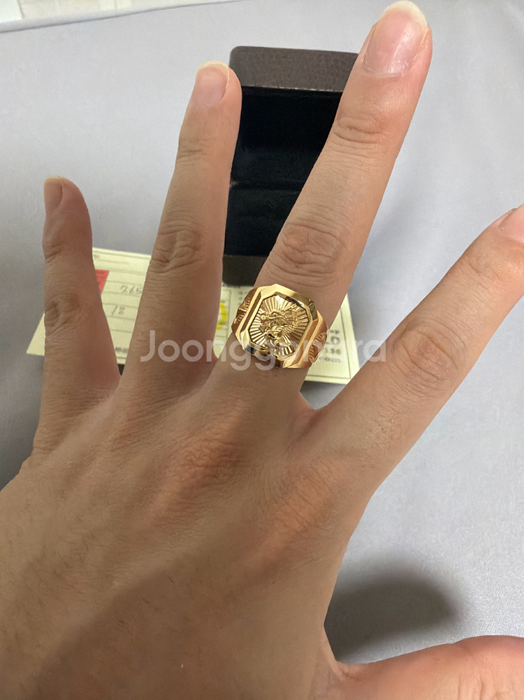 18k 남자 용반지 7.65g--1