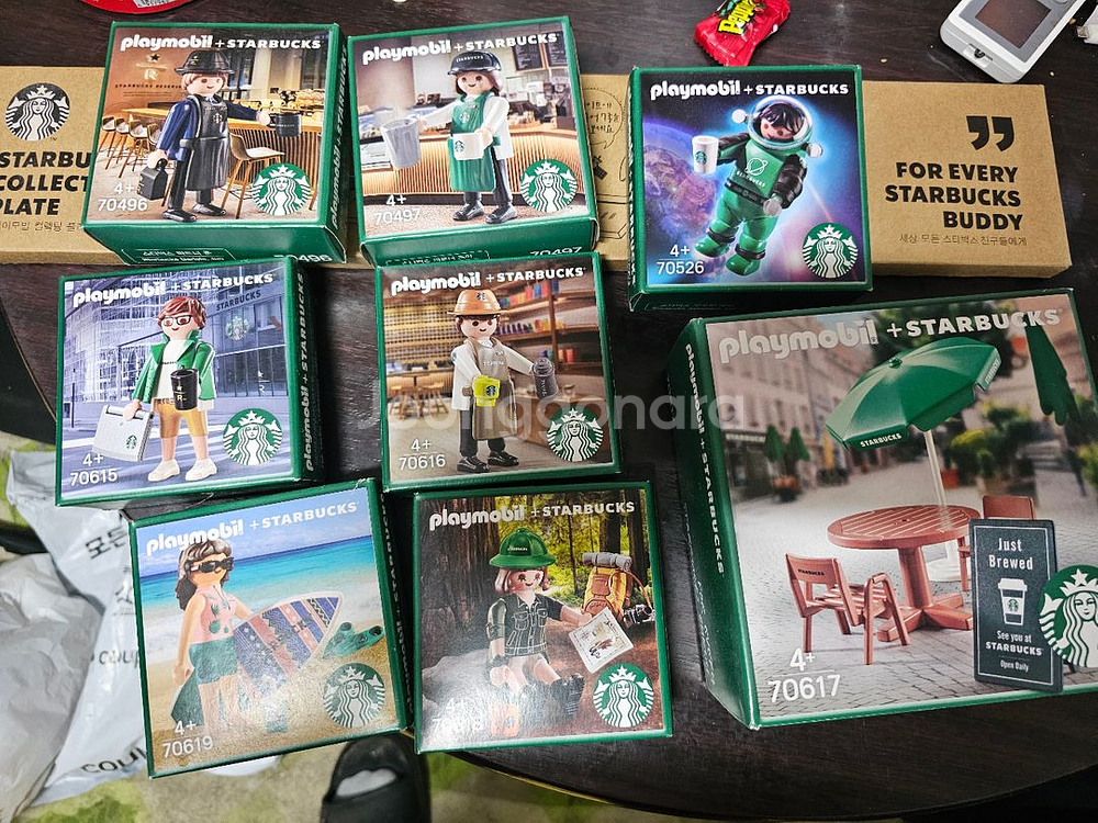 스타벅스 플레이모빌 21년 풀세트--0