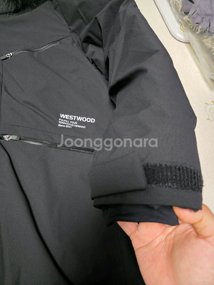 웨스트우드 남성 중기장헤비다운자켓 새상품 팔아요.--2