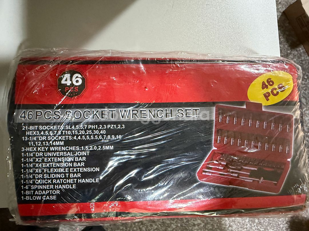 46 피스 소켓 렌치 세트 미사용--0