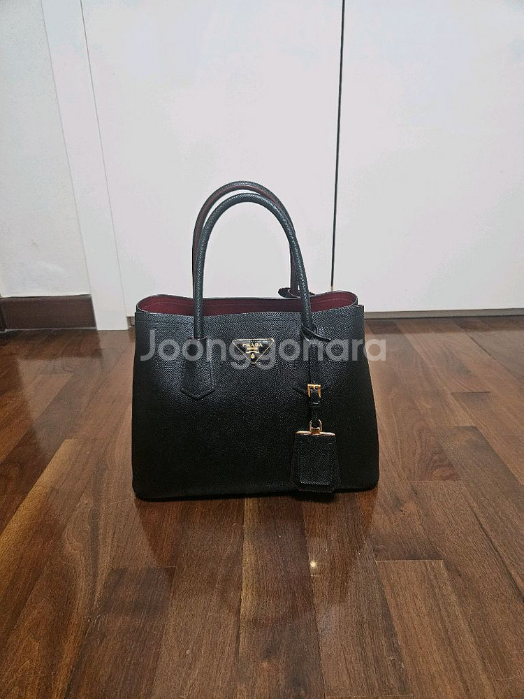 정품 프라다 두블레 스몰 블랙 1BG887--1