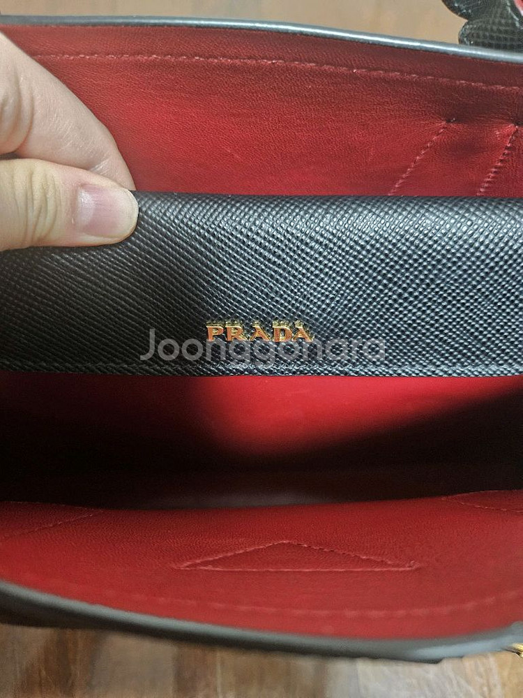 정품 프라다 두블레 스몰 블랙 1BG887--9