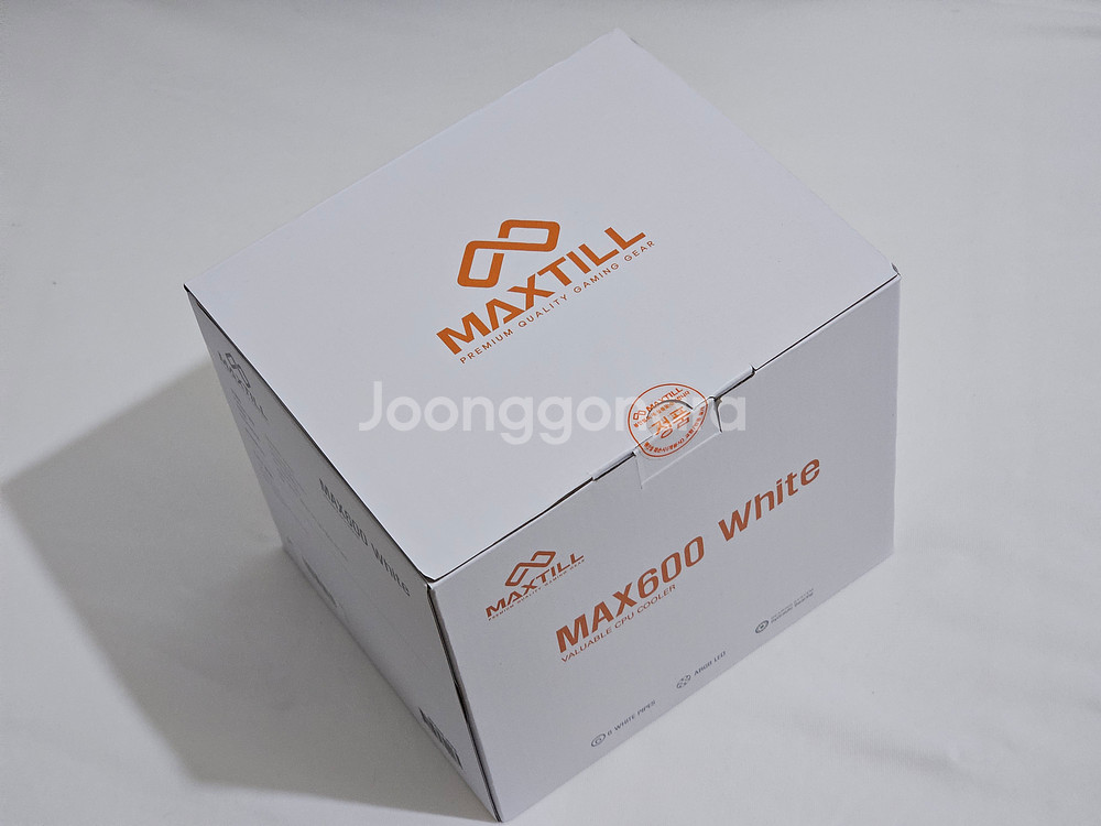 MAXTILL MAX600 ARGB CPU쿨러 화이트--0