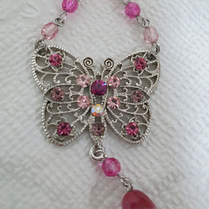 나비 팬던트 목걸이