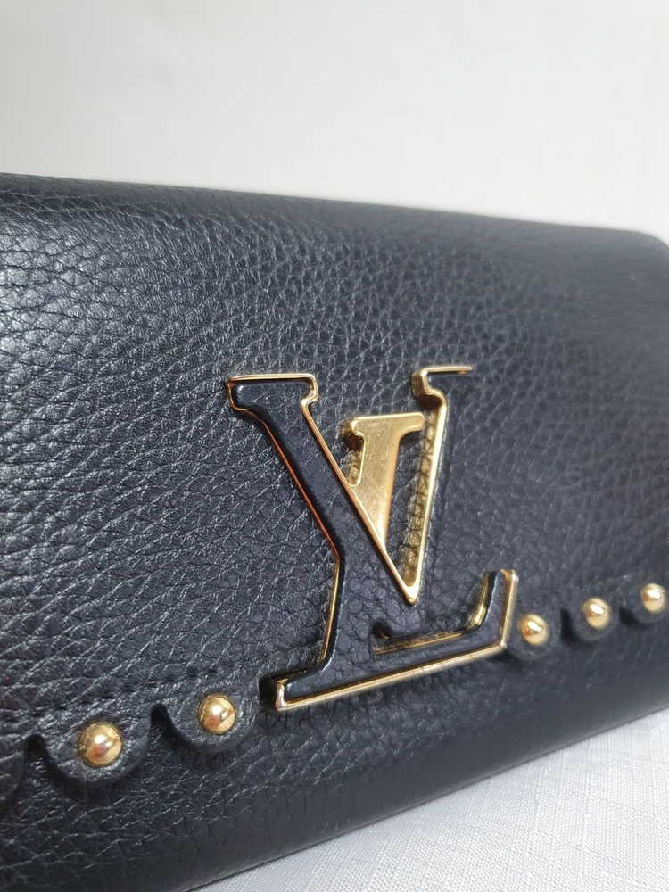 루이비통 토뤼옹 카피쉰 장지갑 정품감정소견서 포함--2