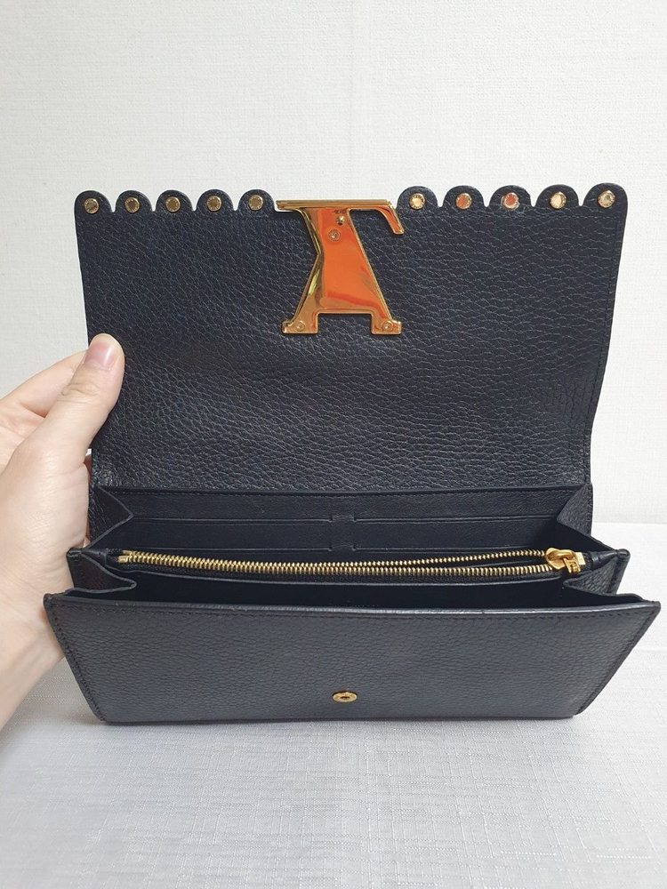 루이비통 토뤼옹 카피쉰 장지갑 정품감정소견서 포함--3