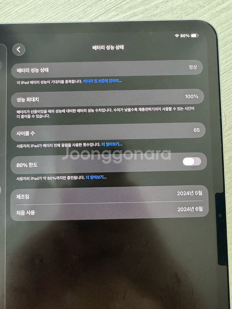 m4 아이패드 프로 13인치 256+애플펜슬 프로 팜--4