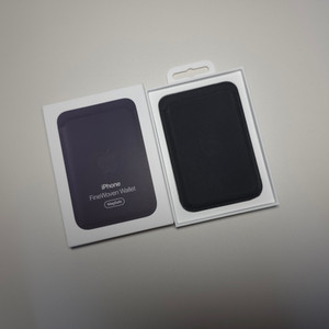 애플 파인우븐 월렛 MagSafe 블랙