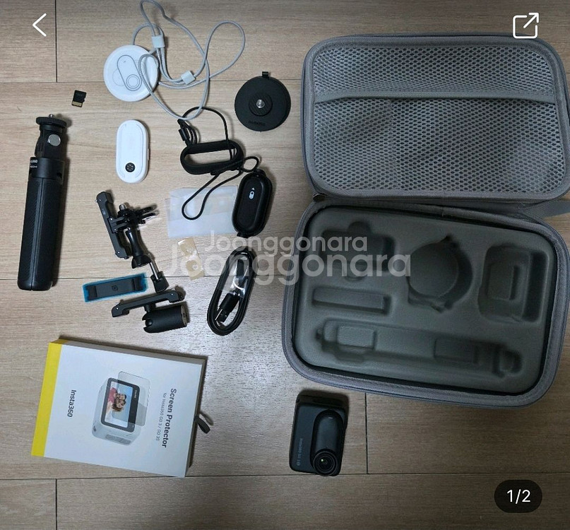 인스타360 GO 3S 128GB 액션캠 풀세트--0