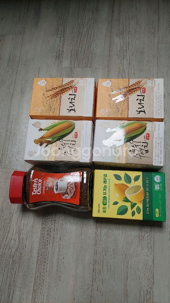 커피 레몬즙 옥수수수염차 보리차 미개봉 새상품--0