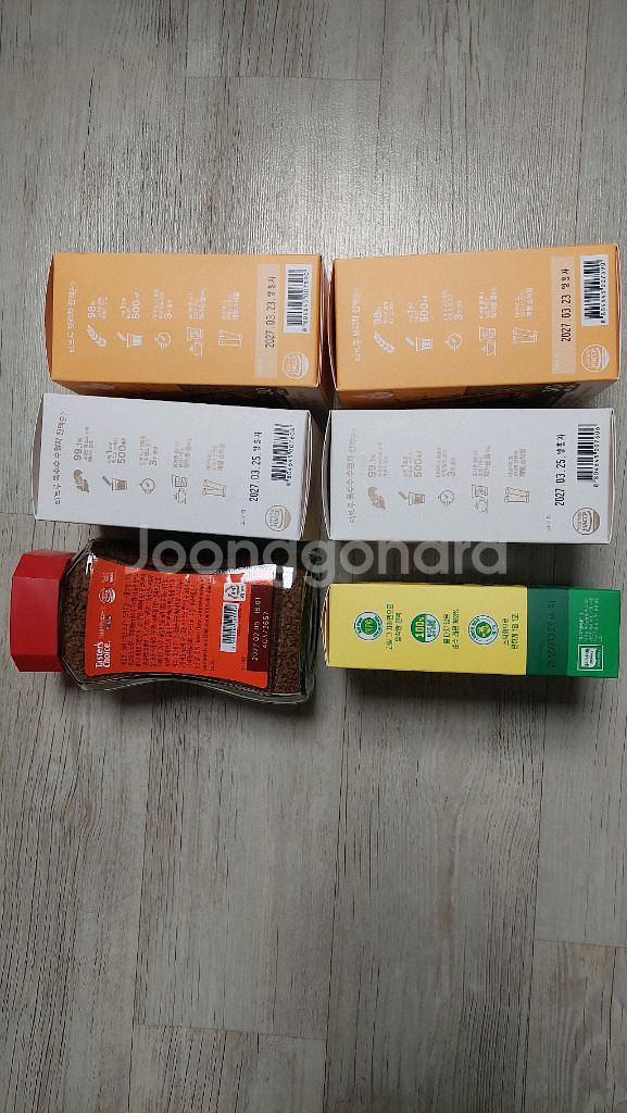 커피 레몬즙 옥수수수염차 보리차 미개봉 새상품--1