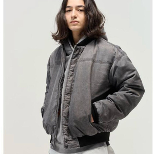 [택채 새상품] NYP 패딩 그레이 MA-1 항공점퍼