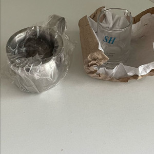 새상품) 스텐샷잔+유리시럽잔 일괄