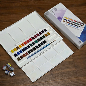 윈저앤뉴튼 코트만 고체물감 45색