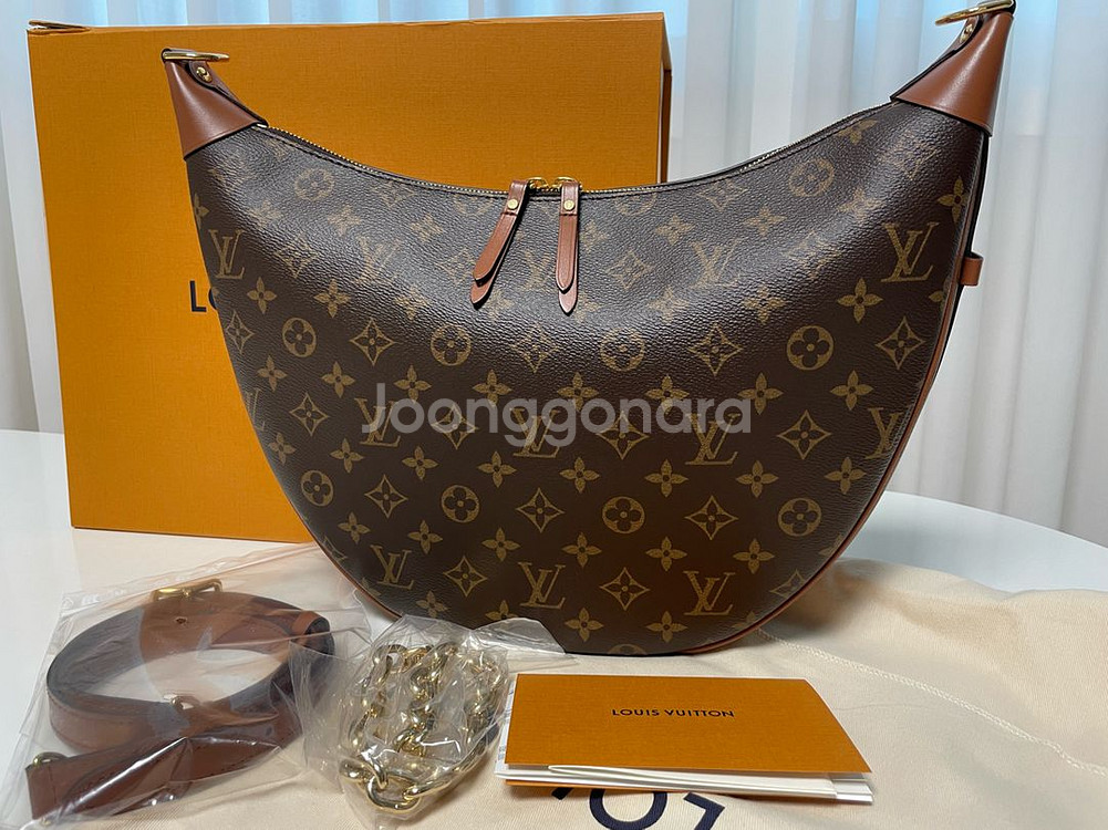루이비통 루프 호보백 풀세트--0