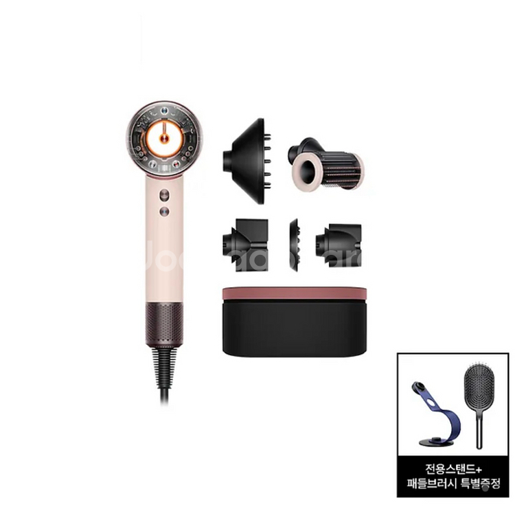 새상품) 다이슨 슈퍼소닉 뉴럴 헤어드라이어 핑크 풀셋트--0