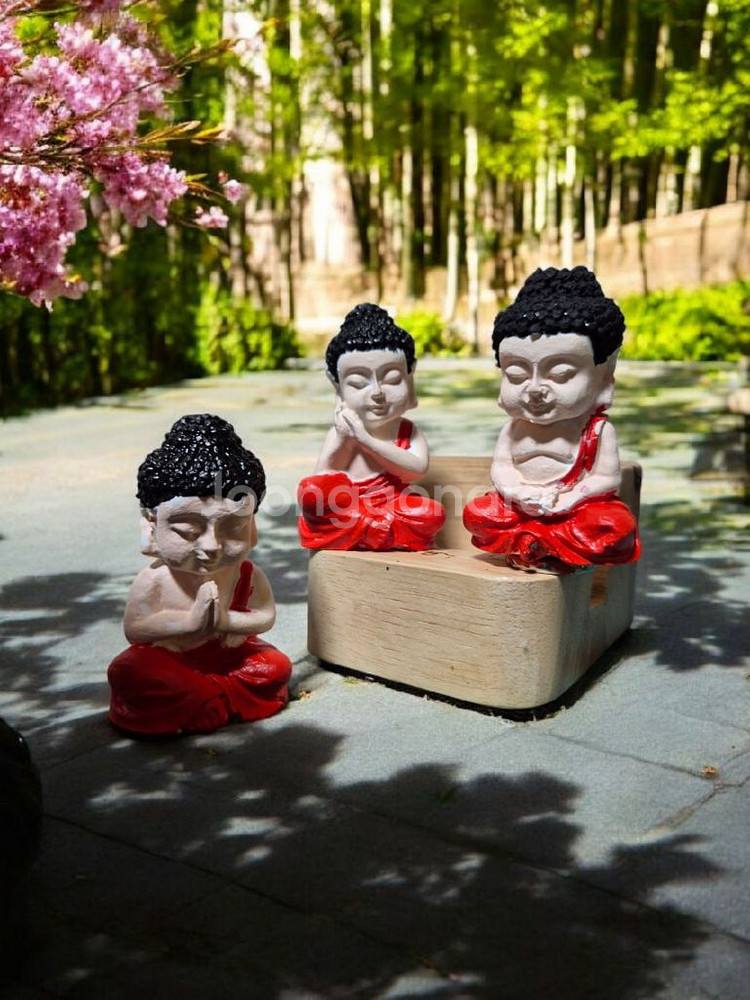 동자스님 석고 방향제 3종 세트--0