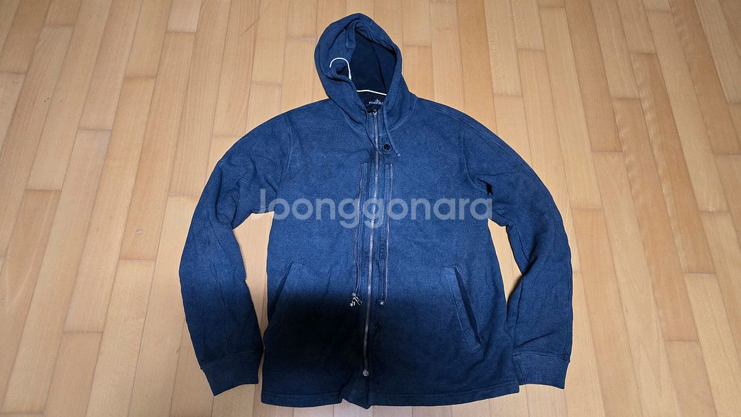 스톤아일랜드 섀도우 후드 집업 + 조끼 세트--4