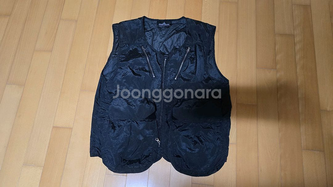 스톤아일랜드 섀도우 후드 집업 + 조끼 세트--3