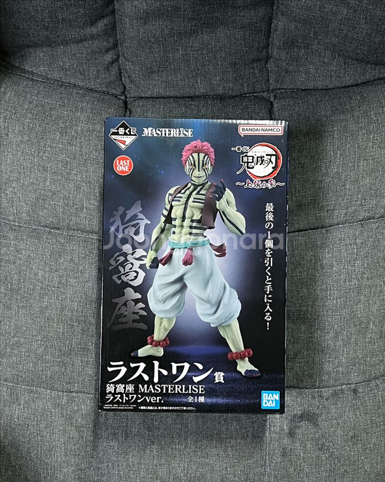 귀멸의 칼날 제일복권 상현의3 라스트원상 아카자 피규어--0