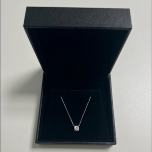 시에 솔리스트 미니 14k 화이트골드 목걸이 0.5