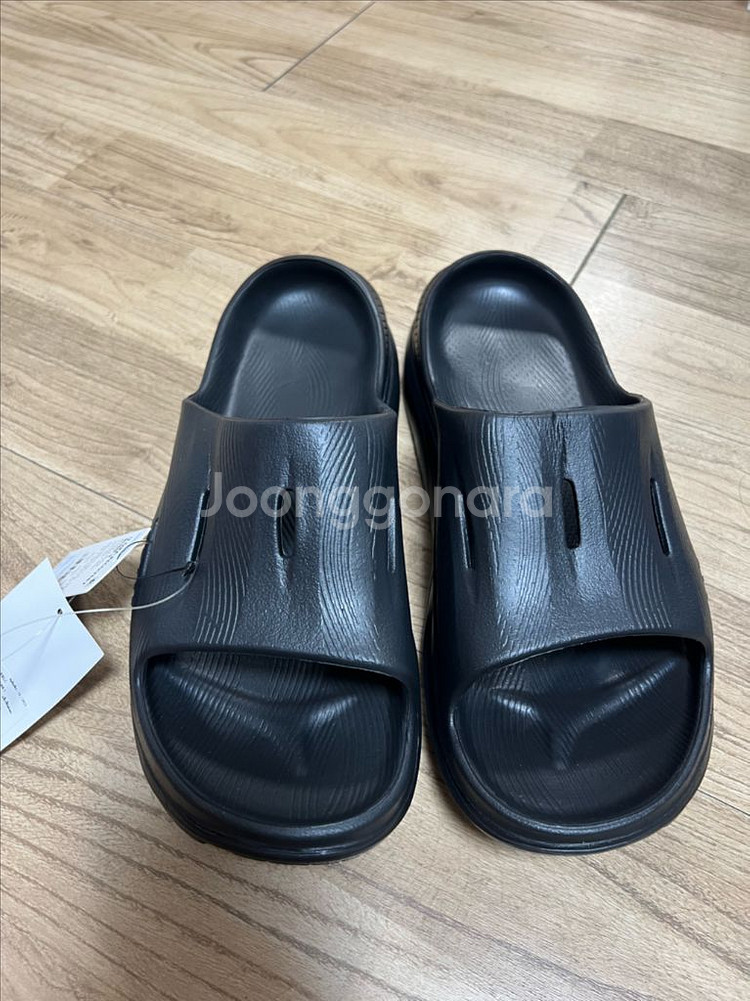 280)정품 새상품 호카 오라 리커버리 슬라이드3 블랙--2