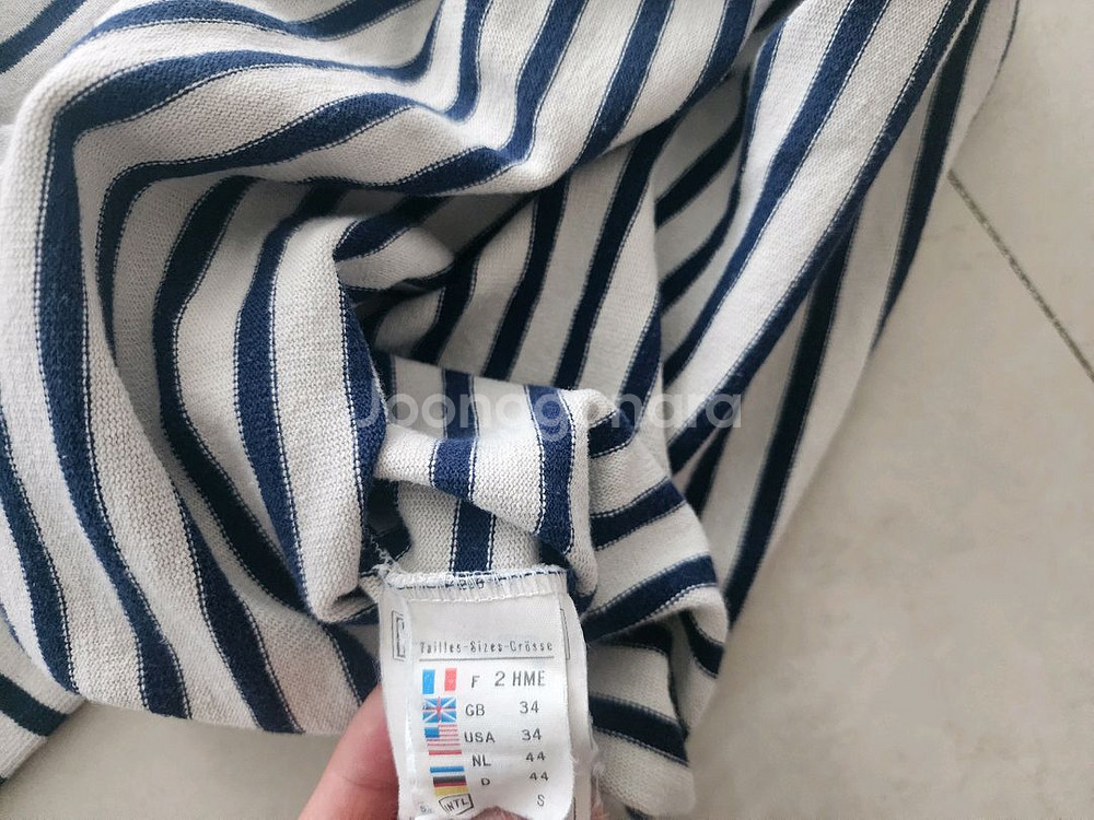 세인트 제임스 도톰면티셔츠 34사이즈가을긴팔발아요--5