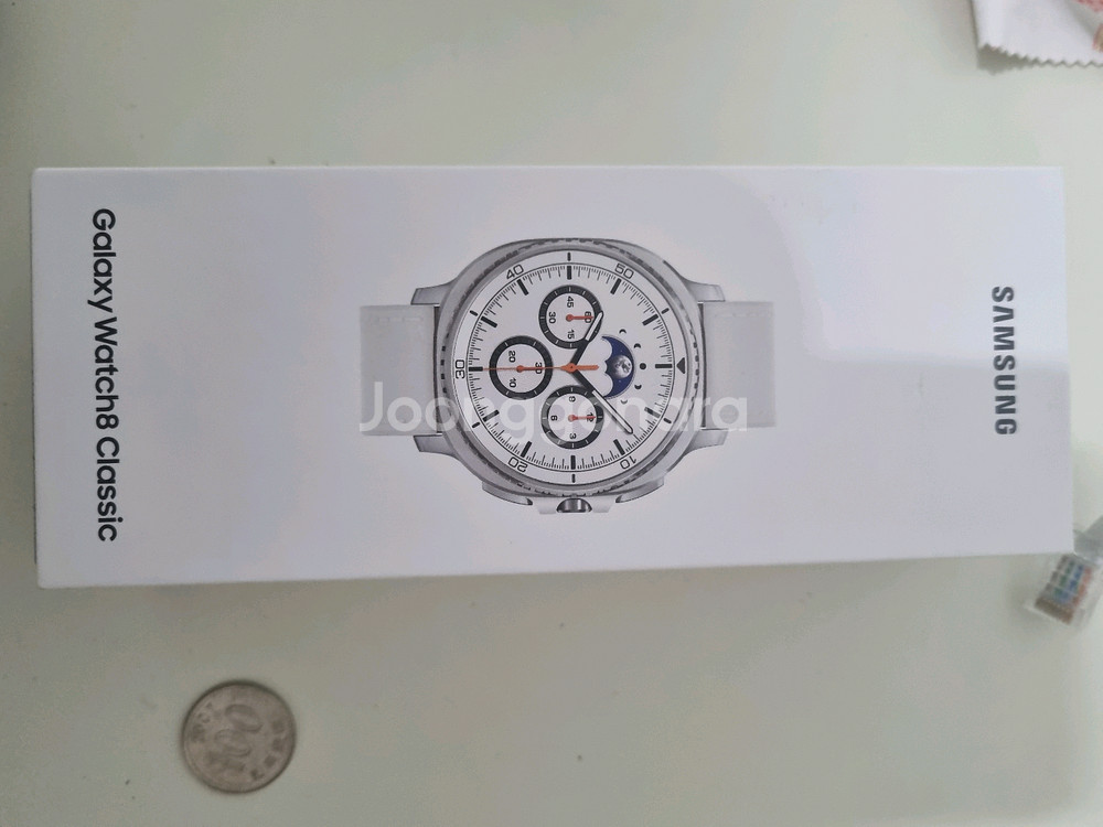 갤럭시워치8 클래식 46mm 화이트 미개공팝니다--0