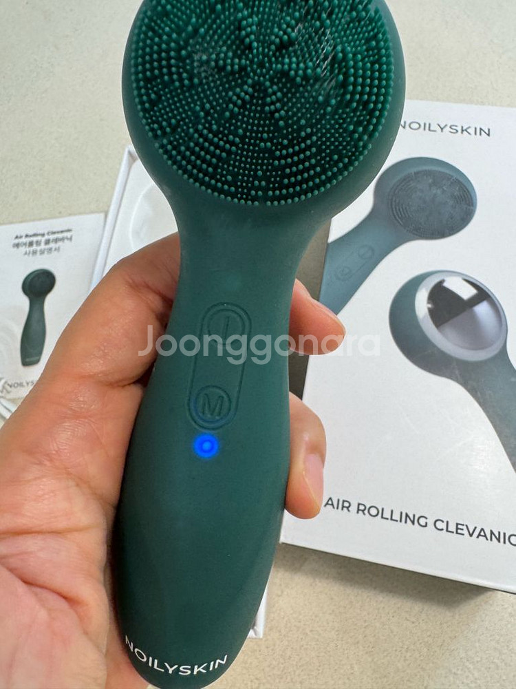 노일리 클레바닉 전동클렌저 (온열/냉 가능) 한번사용--1
