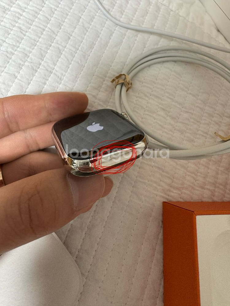 애플워치 7 - Hermes Silver 45mm--9