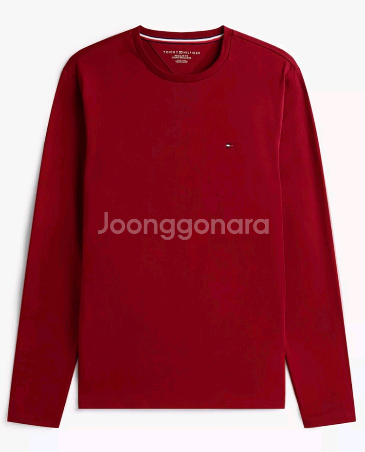 타미힐피거 맨투맨 긴팔 티셔츠 딥레드 XS/TP/XP--0